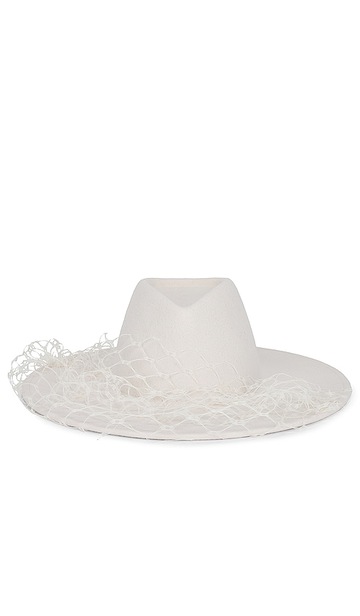 eugenia kim harlowe hat in white