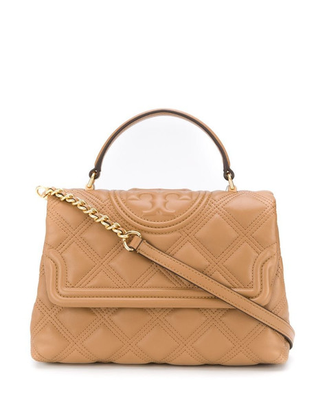 Tory Burch quilted shoudler bag in neutrals