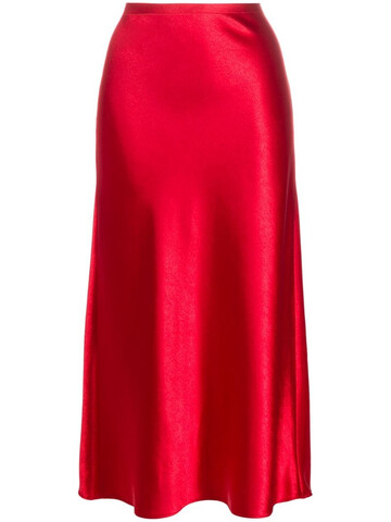 Sies Marjan midi a-line skirt in red