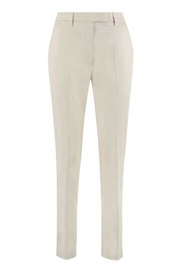 Department Five Stretch Cotton Trousers in beige