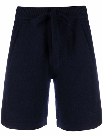 P.A.R.O.S.H. P.A.R.O.S.H. knitted drawstring waist shorts - Blue