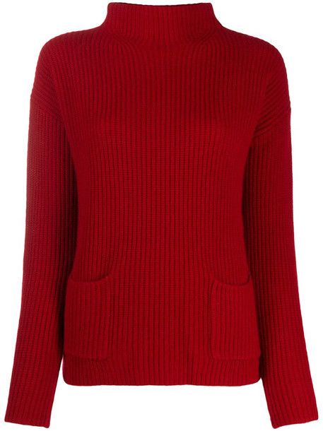Philo-Sofie mock-neck cashmere jumper in red
