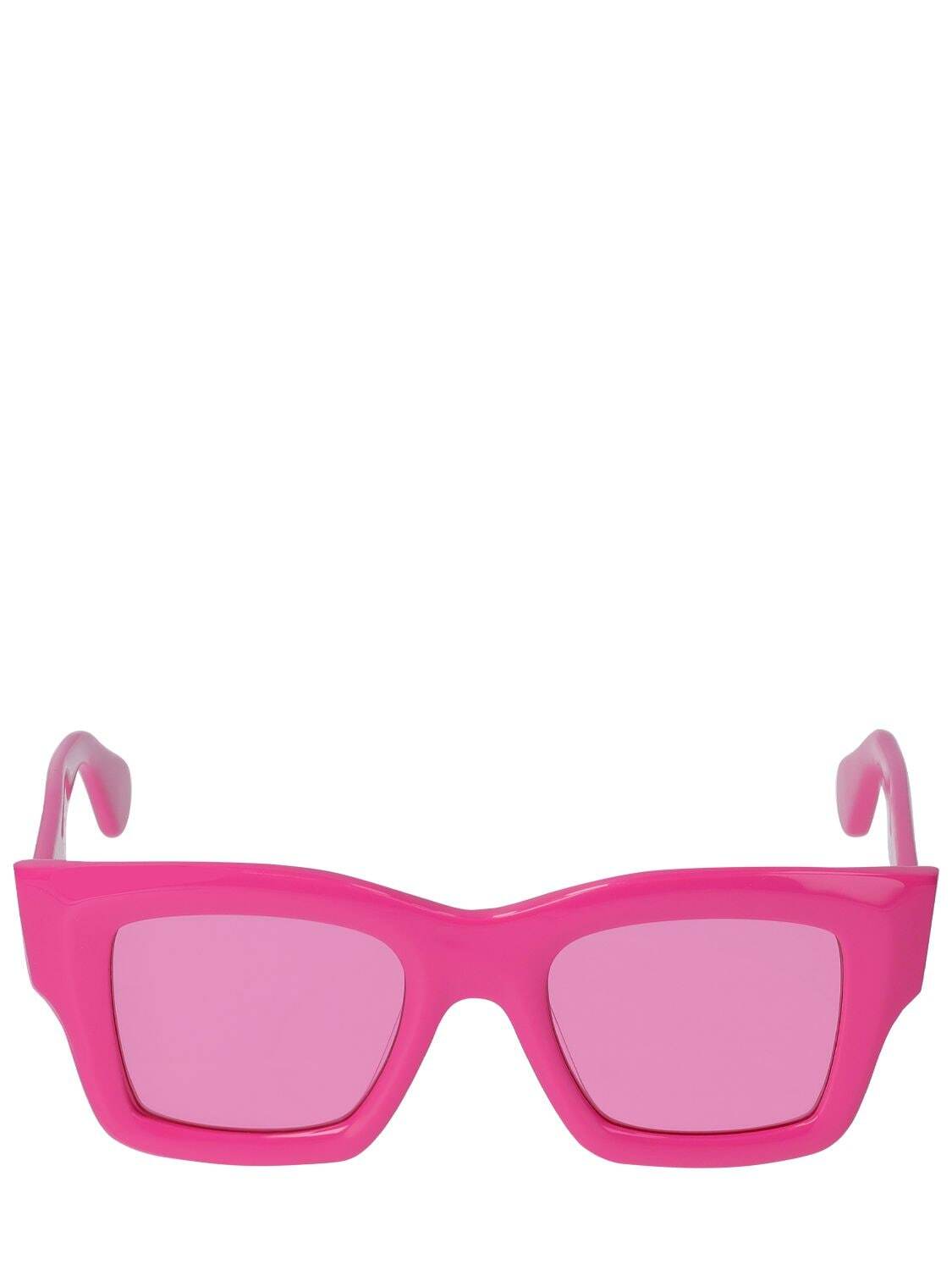 JACQUEMUS Les Lunettes Nocio Sunglasses in grey / pink