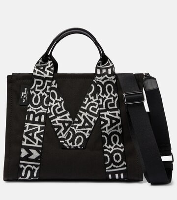 marc jacobs the traveler canvas tote bag in black