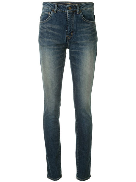 Saint Laurent skinny jeans in blue