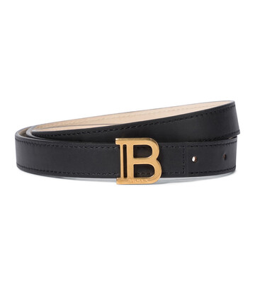 Balmain B-Belt leather belt in black