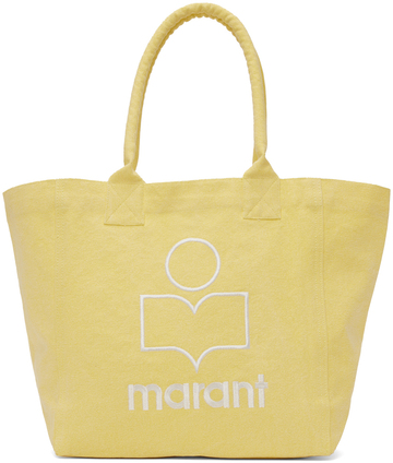 isabel marant yellow small yenky tote