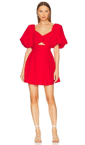 astr the label serilda dress in red