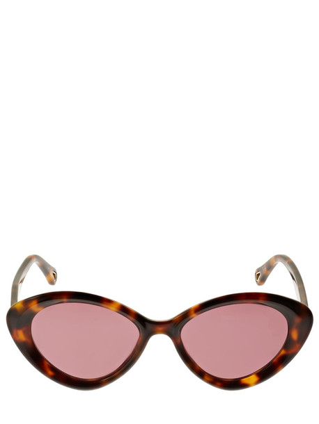 CHLOÉ Osco Cat-eye Acetate Sunglasses in violet