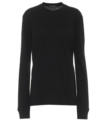 WARDROBE.NYC Release 02 cotton-jersey top in black