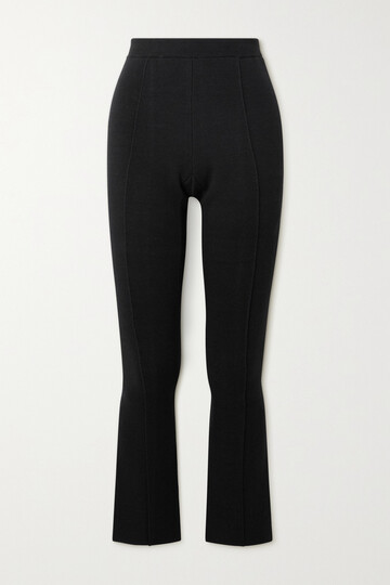 barrie - + sofia coppola wool and cashmere-blend pants - black