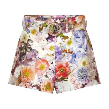 Zimmermann Prima High waisted shorts in multi