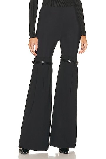 coperni hybrid flare trouser in black