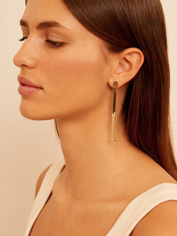LIL 9kt Goldie Long Mono Earring in gold