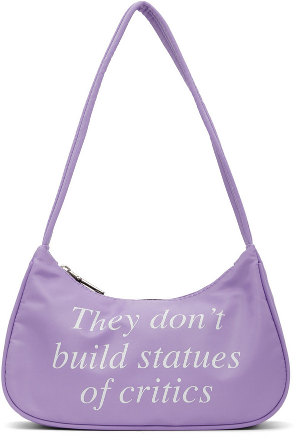 Praying SSENSE Exclusive Purple Statues Bag in lilac
