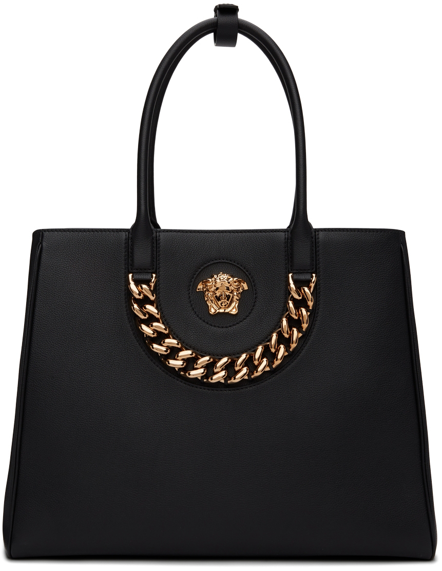 Versace Black Large 'La Medusa' Bag