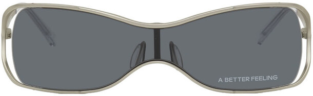 A BETTER FEELING Silver GMS2000 Sunglasses in black