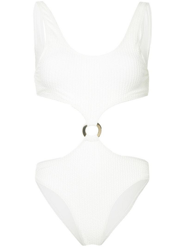 Duskii Julia cut-out swimsuit in white