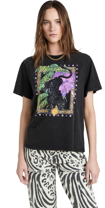 Hayley Menzies Prowling Panther T-Shirt in grey