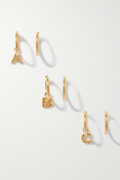 Completedworks - Classicworks Gold-plated Hoop Earrings - N
