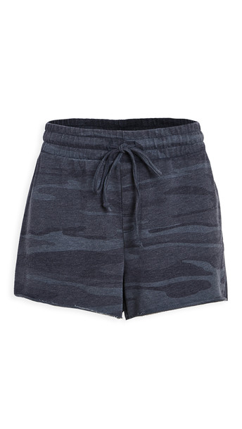 Z Supply The Camo Shorts in blue
