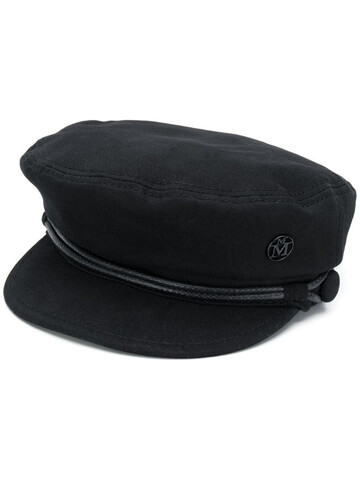Maison Michel Abby baker boy hat in black