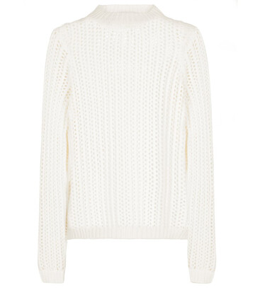 Gabriela Hearst Phillipe cable-knit cashmere sweater in white