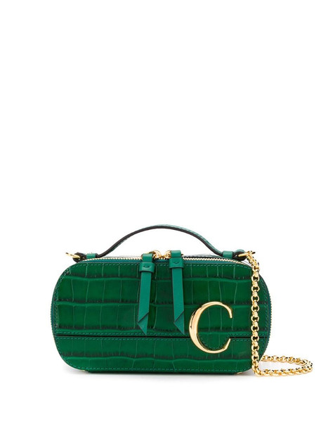 Chloé mini Chloé C Vanity bag in green