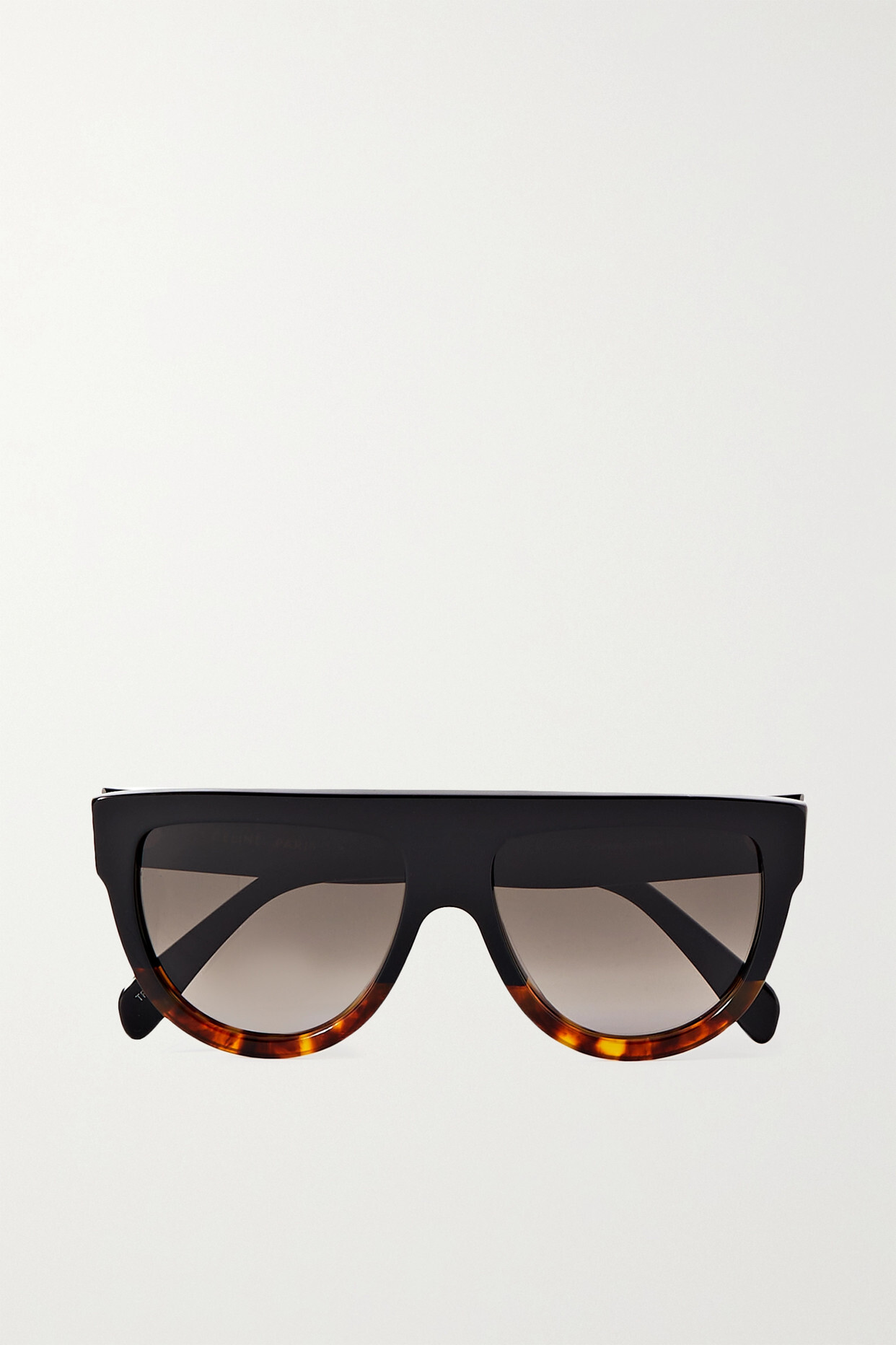 CELINE Eyewear - D-frame Tortoiseshell Acetate Sunglasses - Black