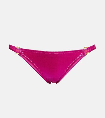 melissa odabash bari metallic bikini bottoms in pink