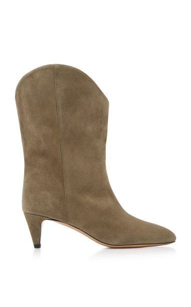 Isabel Marant Dernee Suede Boots in neutral