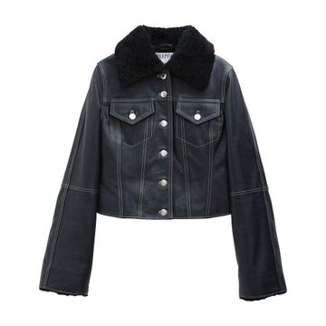 filippa k leather jacket in black