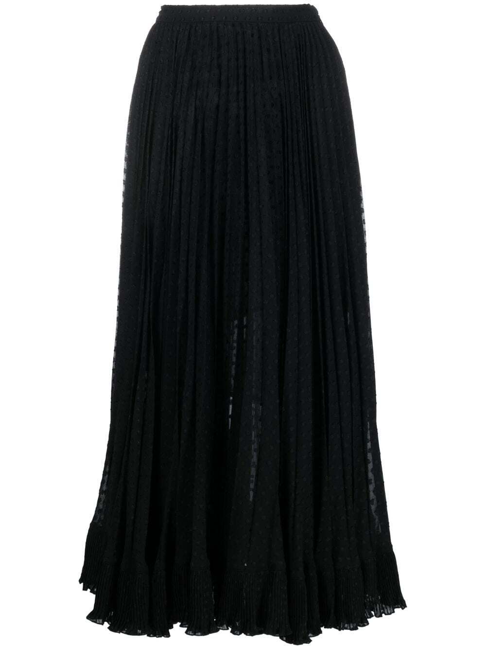 TWINSET pleated tulle skirt - Black