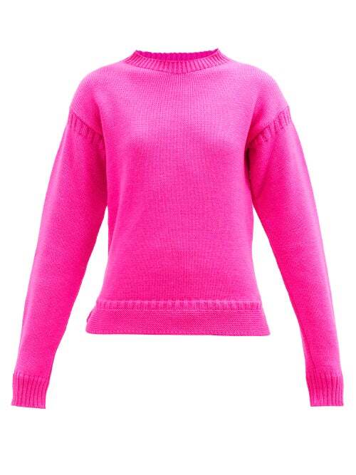 Molly Goddard - Ayla Wool Sweater - Womens - Pink