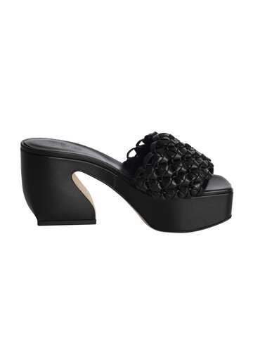 SI Rossi Braided Band Sandal in black