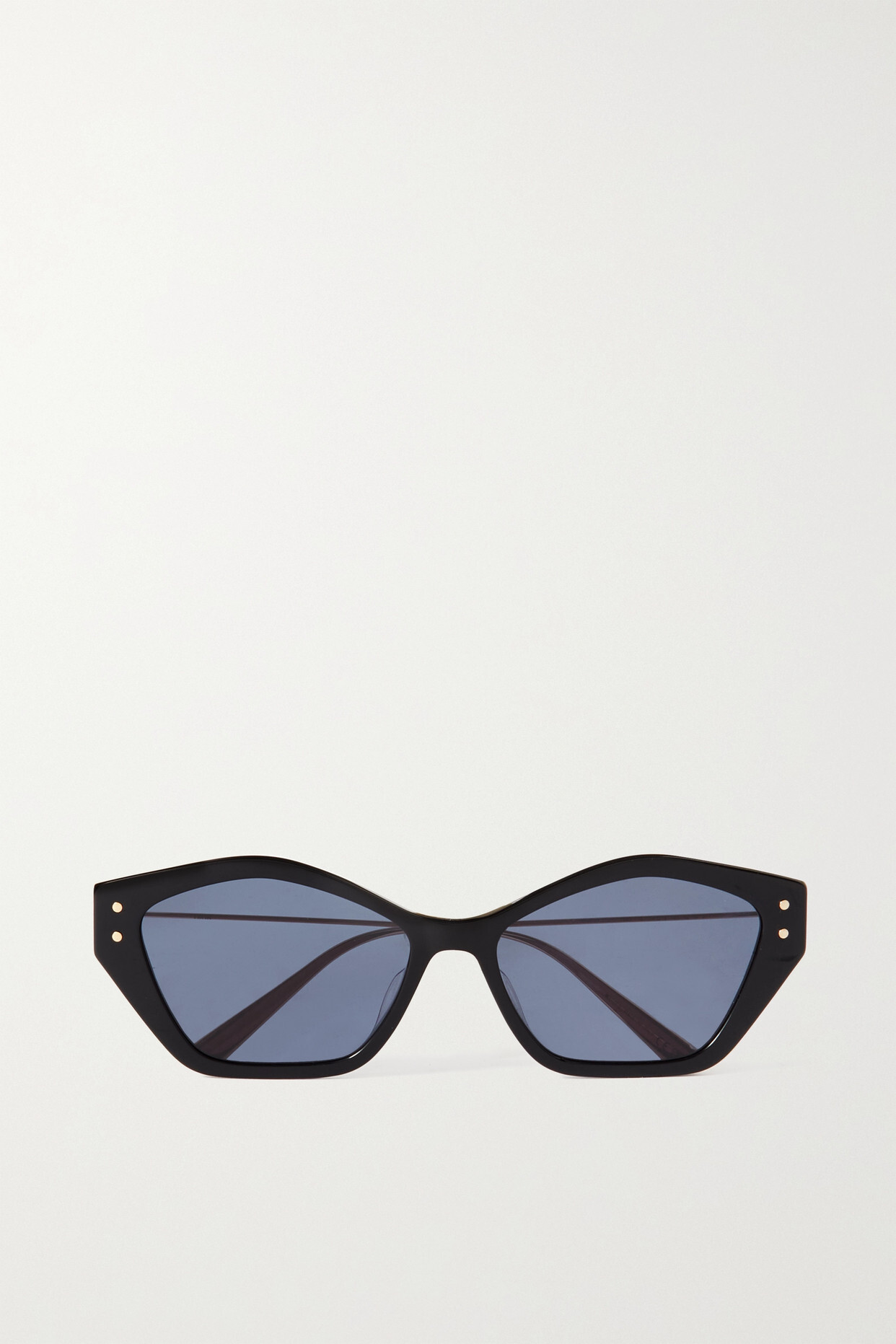 DIOR Eyewear - Missdior Cat-eye Acetate And Gold-tone Sunglasses - Black
