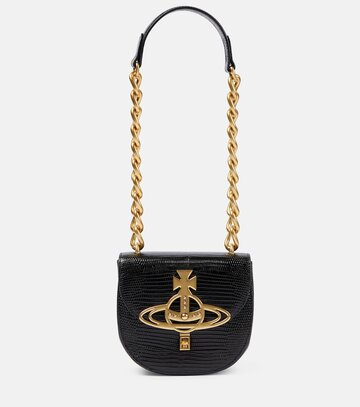 vivienne westwood sofia small leather crossbody bag in black
