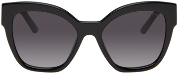 prada eyewear black cat-eye sunglasses