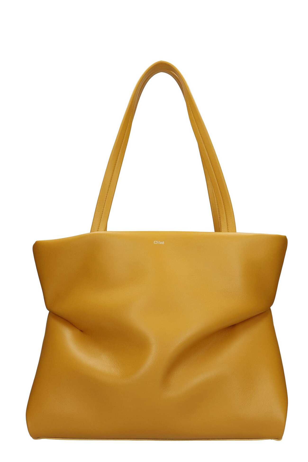 Chloé Chloé Judy Tote In Yellow Leather