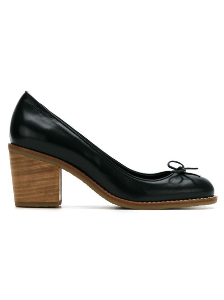 Sarah Chofakian leather pumps in black