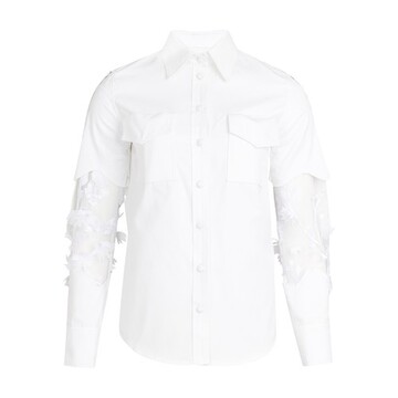 Thebe Magugu Lace shirt in white