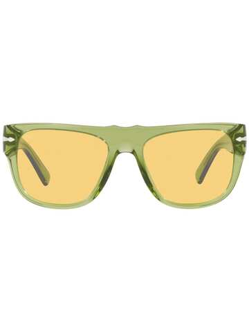 persol x d&g po3295s square frame sunglasses - green