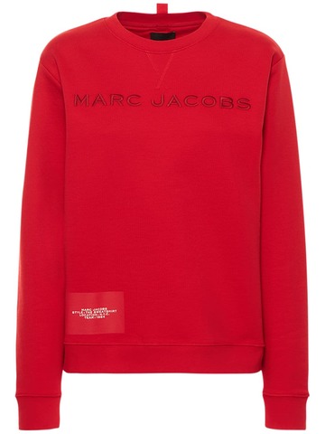 MARC JACOBS (THE) The Cotton Sweatshirt in red