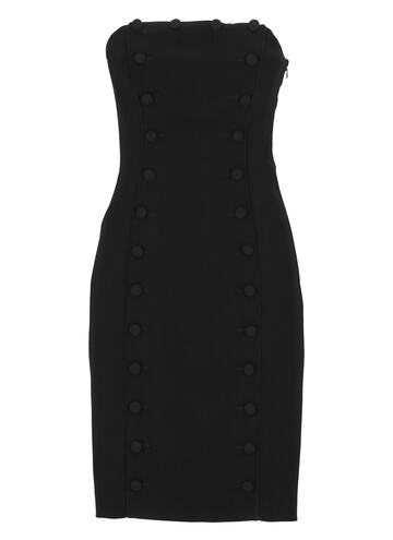 Moschino Dress With Buttons in black