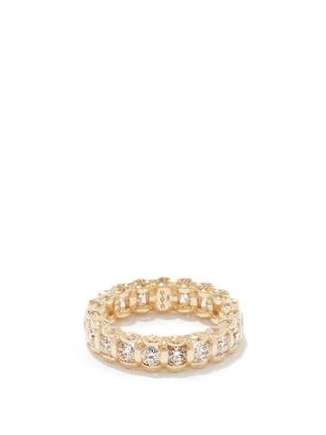 hoorsenbuhs - infinite ii diamond & 18kt gold ring - womens - yellow gold