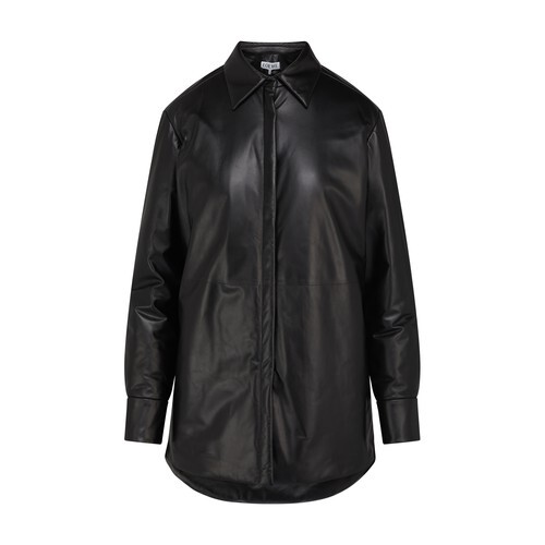 Loewe Long-sleeved blouse in black