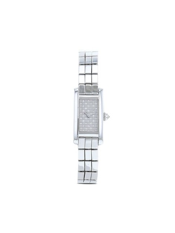cartier 2000 pre-owned tank mini 23mm - silver