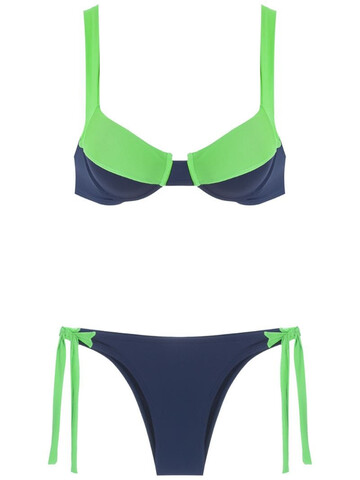 Brigitte Tatiana balconette bikini set in blue