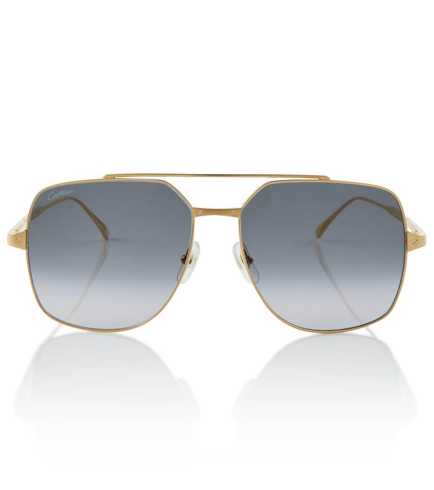 Cartier Eyewear Collection Metal sunglasses in grey
