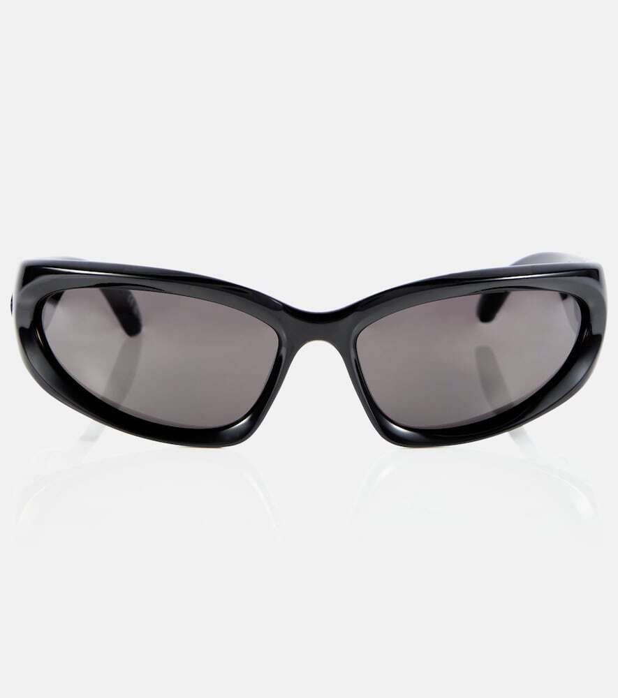 Balenciaga Swift oval sunglasses in black